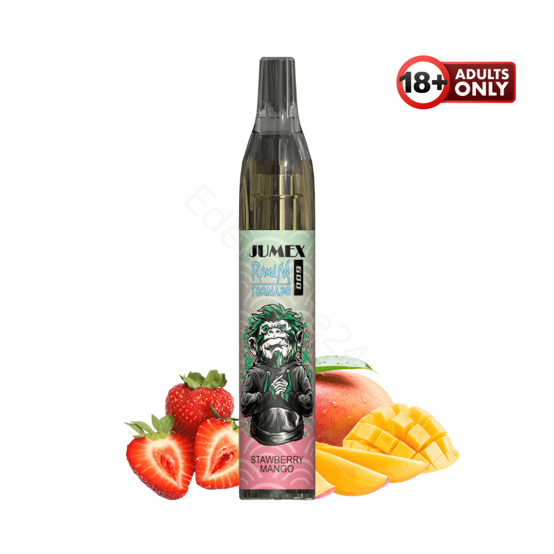 RandM Tornado 600 Fumot Vapes - Strawberry Mango - EdenVape24